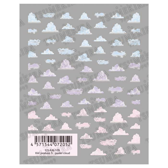 TSUMEKIRA(ツメキラ) ネイルシール es KAI produce 5 pastel cloud ES-KAI-105 送料無料（普通郵便）