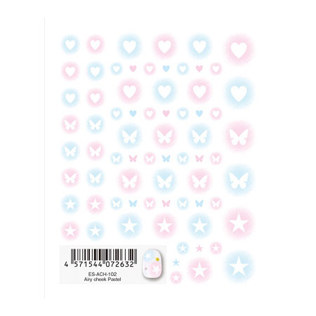 TSUMEKIRA(ツメキラ) ネイルシール es Airy cheek Pastel ES-ACH-102 送料無料(普通郵便)