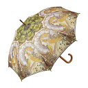 【楽天スーパーSALE_10%OFF】ユーパワー 名画 木製ジャンプ傘 ミュシャ「ソディアック」 AU-02204