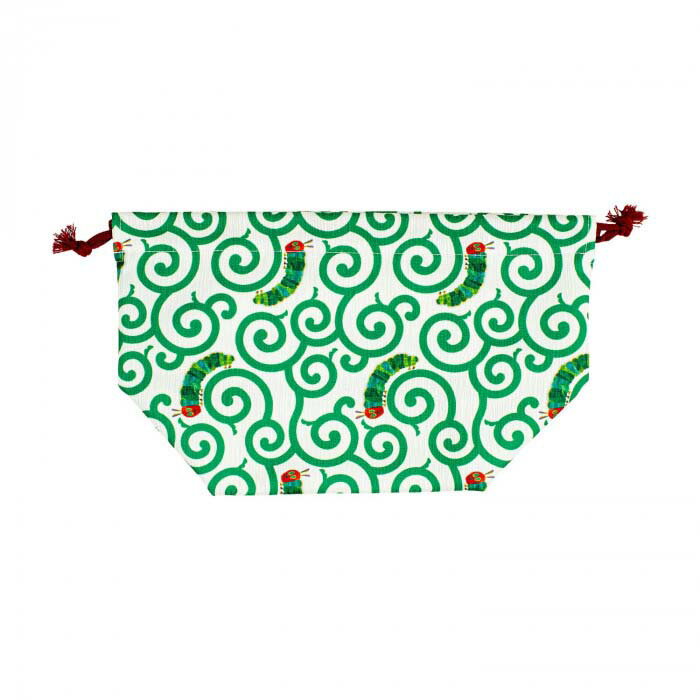 はらぺこあおむし 和雑貨 ランチ巾着 からくさ CKEC0014-1 【メール便 送料無料】