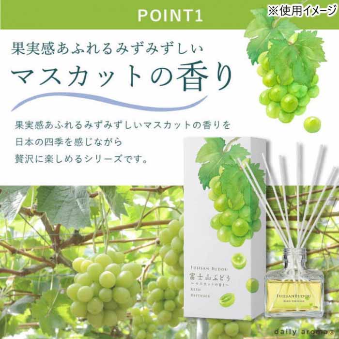 デイリーアロマジャパン 富士山ぶどう リードディフューザー 63236 120ml