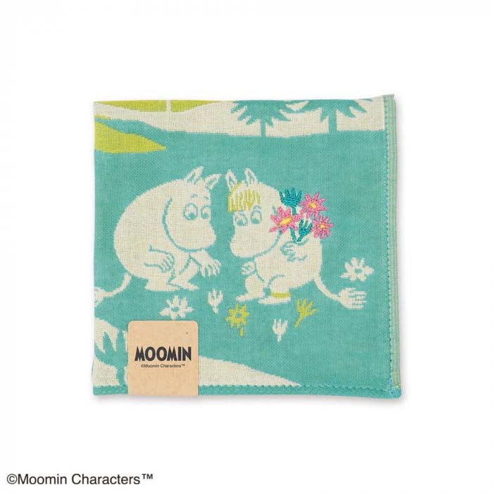 ムーミン 三重ガーゼハンカチ 花束 05850 約25×25cm 【メール便 送料無料】