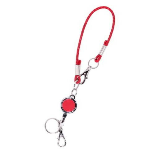 皮革 - 国産レザー デュン dunn reel strap リールストラップ レッド DRS02 【メール便 送料無料】