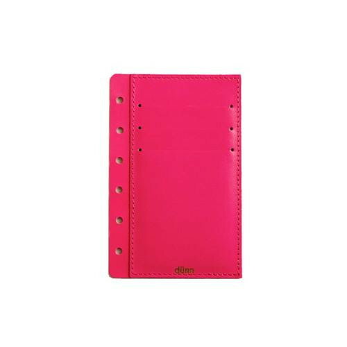 Pocket Size - 国産レザー デュン dunn M6 cardcase 手帳用カードケース マゼンタ DMC23 【メール便 送料無料】