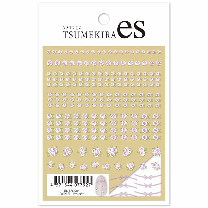TSUMEKIRA(ツメキラ) ネイルシール es effrontee 小花 ラベンダー ES-SFL-004 送料無料（普通郵便）