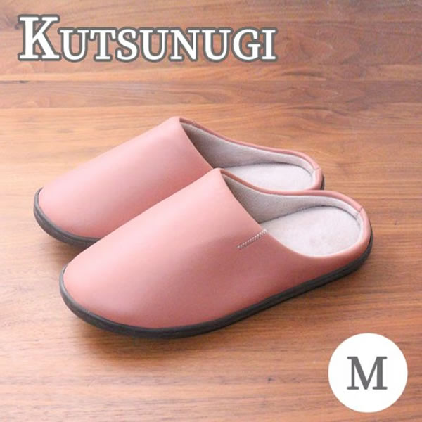 Rakuten - 【楽天スーパーSALE_10%OFF】KUTSUNUGI ルームシューズM PK ピンク 吸湿 消臭