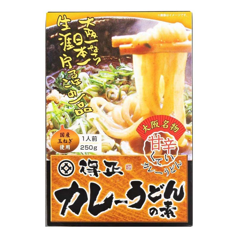 レトルトカレー 【大阪有名店】得正 カレーうどんの素 250g 【メール便 送料無料】