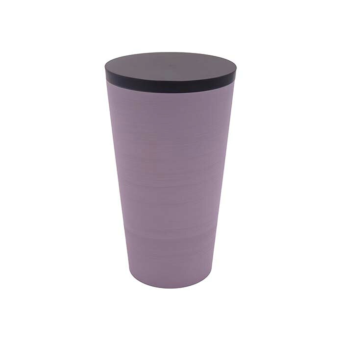 商品名DS-509　dustper style スモークシリーズ　抗菌トイレポット　PU商品説明日本の伝統工芸に、くすみカラーを融合させたジャパンディスタイルのある暮らし。紀州漆器の文化に育まれた職人の手仕事を、今日の暮らしに取り入れたくすみカラーを追加しました。落ち着いたカラーリングがトイレのインテリアにマッチします。外容器は抗菌加工で衛生的に使用できます。材質外容器_ABS樹脂（ウレタン塗装）、フタ・リング_ABS樹脂サイズφ12×H21cm　　容量：1.4L カラーパープルJAN4545229174744 生産国日本