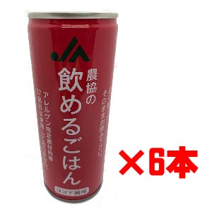 防災用品 防災グッズ 飲めるごはん ココア風味 6本 非常食 非常用 飲料