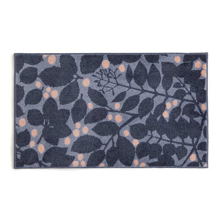 樂天商城 - Lehtipuu 45×75cm リーフ柄 葉っぱ柄 ボタニカル クリーンテックス 玄関マット マット 室内用 屋内 足ふきマット 洗える 吸水 すべり止め 日本製