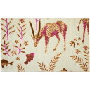 Noon in Africa 45×75cm mumea アフリカの昼 生き物 幻想的 クリーンテックス 玄関マット マット 室内用 屋内 足ふきマット 洗える 吸水 すべり止め 日本製(3)