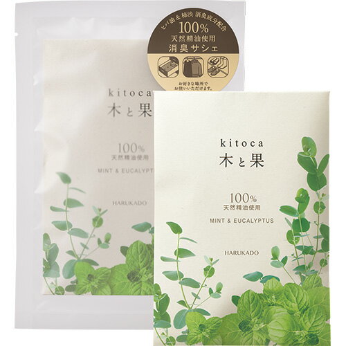 【SG】 6個セット 消臭・芳香剤 木と果 消臭サシェ /日本製 6298 ミント&ユーカリ JAN4976363128933