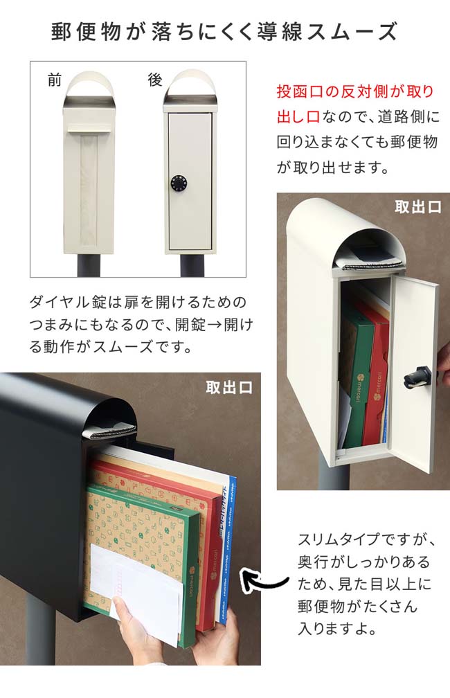 雑貨DEPOのスタンドポスト Skinny（スキニー） PST-009｜アングル3