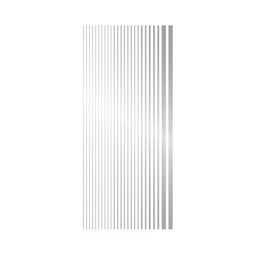 TSUMEKIRA(ツメキラ) ネイルシール ライン シルバー SG-LIN-101 薄い しなやか 高品質 送料無料（普通郵便）