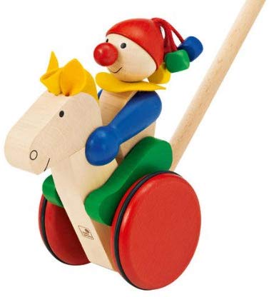 Selecta セレクタ社 手押し車 赤ちゃん 押すおもちゃ ギャロップ 木のおもちゃ 1歳+（ 木製 ドイツ製 ギフト プレゼント 男の子 女の子 誕生日 クリスマス 子どもの日 ） 児童館