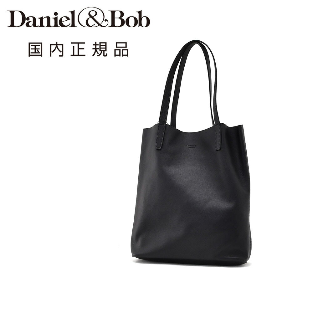 樂天商城 - 【8のつく日はポイント8倍】ダニエル&ボブ　　Daniel&Bob 縦型トートバッグ 男女兼用 レザーバッグ ALEX-31 アレックス MOUSSE LIGHT ムースライト ブラック 黒 一枚革 レザーハンドル 国内正規品 でらでら公式 ブランド