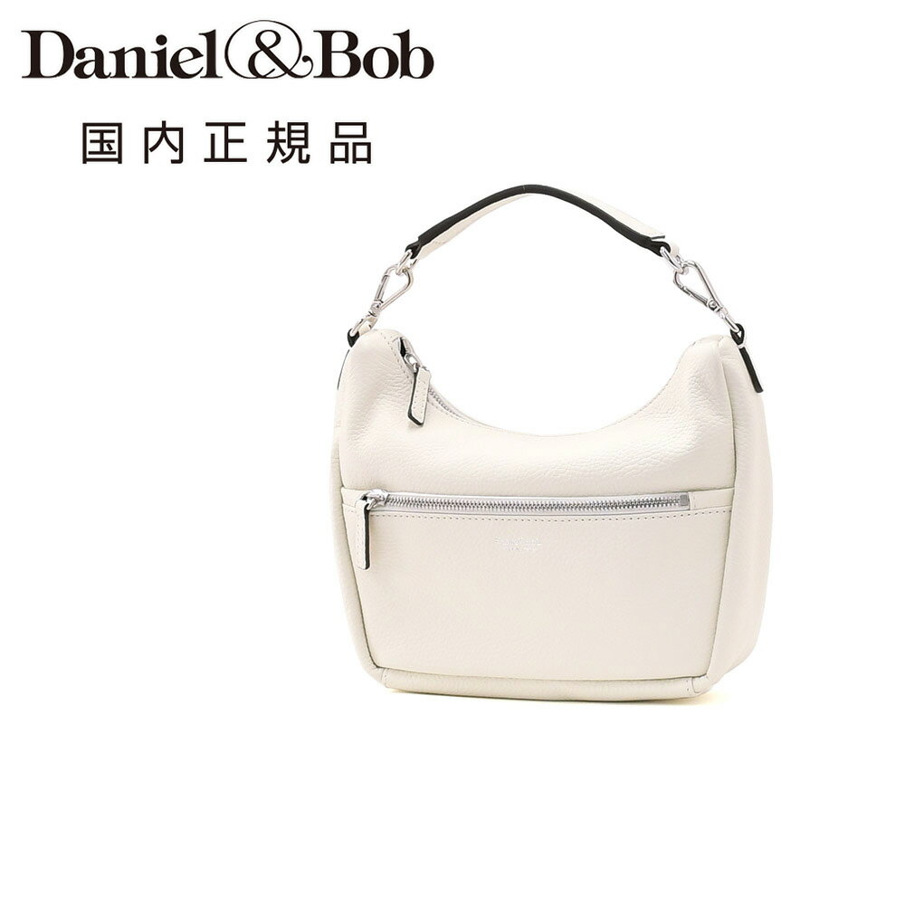樂天商城 - ダニエル&ボブ　　Daniel&Bob ショルダーバッグ 男女兼用 コンパクトバッグ 3WAY仕様 ジョシュア アルチェ ALCE シュリンクレザー オフホワイト 調節可能ショルダーストラップ ダニボブ 国内正規品 でらでら公式 ブランド