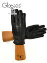 グローブス gloves レザーグローブ メンズ ラムレザー 手袋 カシミヤニット裏地 CA060 ブラック 黒 羊革 3本ラインデザイン ギフト プレゼント...