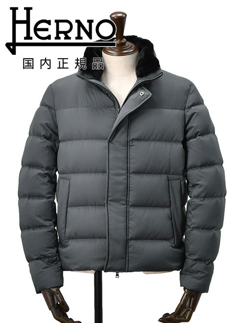 Used 難あり HERNO エルノ ヘルノ POLAR-TECH ポーラーテック ダウンジャケット ベージュ 46 メンズ コート herno polar-techの通販