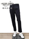 ヤコブコーエン JACOB COHEN イージースラックス メンズ ドレスパンツ ピエロ PIER コットンポリ ネイビー リラックスフィット ゴムウエスト 国内正規品 でらでら 公式ブランド