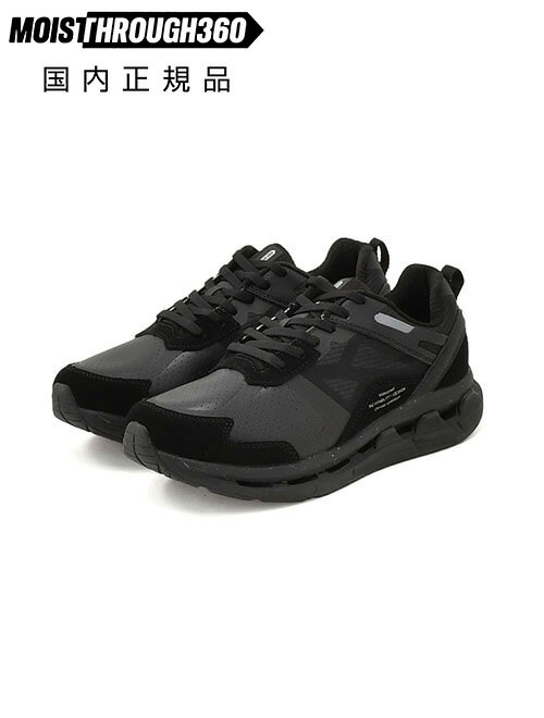 防水加工リアルレザースニーカー