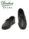 パラブーツ PARABOOT デッキシューズ メンズ BARTH バース ブラック 黒 MARINEソール オイルドレザー スリッポン ブレイク製法 国内正規品...