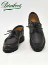 パラブーツ PARABOOT 国内正規品 メンズモカシンシューズ アンクルブーツ CHIMEY シメイ LISオイルドマットレザー キャンプモック 外羽根 ブラ...