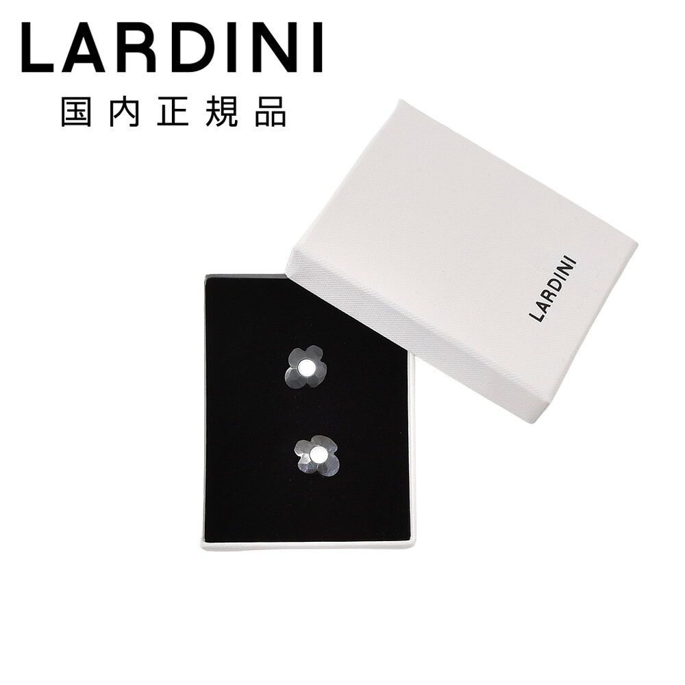 ラルディーニ LARDINI カフスボタン 男女兼用 カフリンクス ブートニエール 天然貝 ブラック×ホワイト チェーン式 9BOX29C331 イタリア製 プレゼント ギフト 国内正規品 オクテット