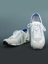 プレミアータ スニーカー メンズ プレミアータ　　PREMIATA WHITE ホワイト メンズ スニーカー LUCY 206E ホワイトナイロン ナイロンコンビ ヴィンテージ ユーズド加工