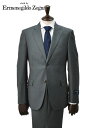 エルメネジルド ゼニア cloth by Ermenegildo Zegna シングルスーツ メンズ 2ボタンフロント グレー Superlativo スペルラティボ TROFEO トロフェオ ウール ノッチドラペル 日本製