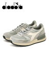 ディアドラ スニーカー メンズ ディアドラ ヘリテージ　　Diadora Heritage スニーカー メンズ ローカットシューズ CONQUEST SUEDE SW カーフスエード ライトグレー ストーンウォッシュ加工 レースアップ でらでら イタリアブランド