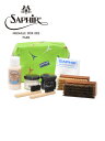 SAPHIR サフィール スクエアポーチ入り 7点セット シューケア ミニJARセットダブル ポーチセット ユニバーサルレザーローション ミニホースヘアブラシ...