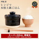 【レンジで 10分 簡単 土鍋】 伊賀ノ匠 一人用 (1人用) 伊賀焼 電子レンジ専用 炊飯 土鍋 1合 土鍋炊飯器 土鍋ご飯 日本製 伊賀の匠