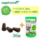 ベジホーム ベジポット 36個 肥料 120g 追加セット ハイポネックス 微粉肥料 オプションセット vegehome お部屋で簡単家庭菜園 水耕栽培 小松菜 栽培 野菜 ハーブ