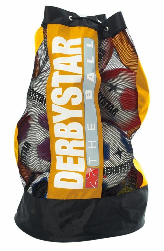 【公式】ダービースター ボールバッグ DERBYSTAR Ballsack 10球入 黒 43 x 75 cm サッカーボール サッカー ボール ボール入れ
