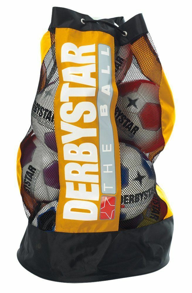 【公式】DERBYSTAR ダービースター ボールバッグ BALLSACK 10球入 黒 43 x 75 cm サッカーボール サッ..
