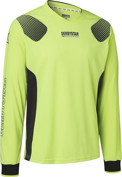 【公式】DERBYSTAR ダービースター キーパーシャツ APONI PRO パッド付き イエロー ジュニア GKシャツ GKウェアー キッズ 少年 JR ゴ...
