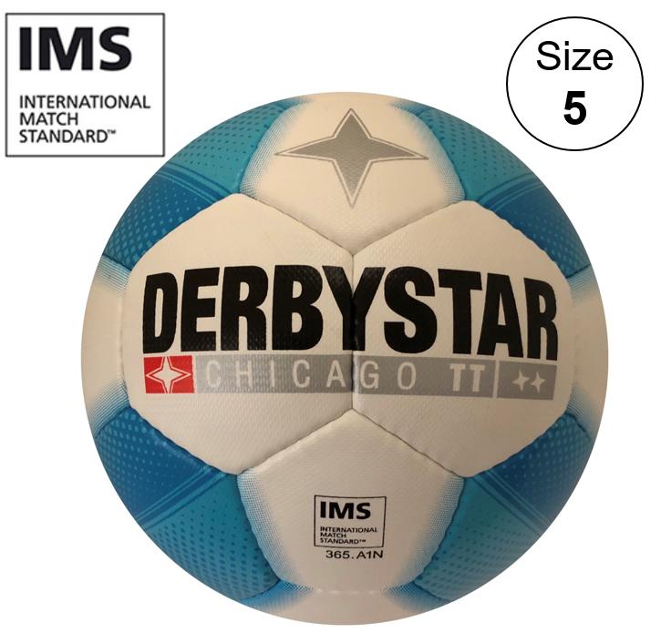 【公式】ダービースター　DERBYSTAR サッカーボール 5号球　ダービースター 5号 CHICAGO TT BB2 日本オリジナルモデル 5号球のサムネイル