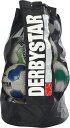 ダービースター ボールバッグ DERBYSTAR Ballsack 10球入 黒 43 x 75 cm サッカーボール サッカー ボール ボール入れ