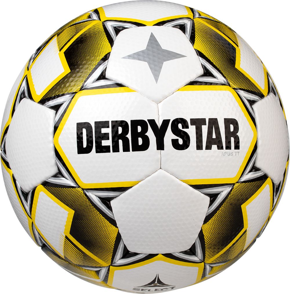 【公式】ダービースター エイパス TT 5号球 IMS検定球 イエロー DERBYSTAR APUS TT サッカーボール サッカー ボール ジュニアユース ユース 中学生 高校生 社会人 手縫い キック 練習 育成球 5号