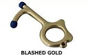 ドアオープナー BRUSH GOLD 【プレゼントに最適】非接触ドアオープナー + 傷をつけない多機能タッチペン コロナウイルス感染防止対策
