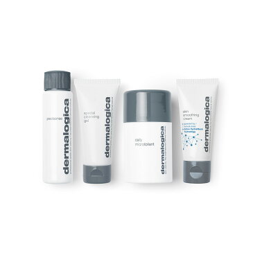 【正規品/送料無料】＜トライアルセット＞ディスカバーヘルシースキンキット 【ダーマロジカ公式 dermalogica)】(クレンジングオイル 洗顔料 角質ケア洗顔料 保湿剤 2週間 お試しセット) デイリーマイクロフォリエント スキンケア 化粧品 旅行 ギフト