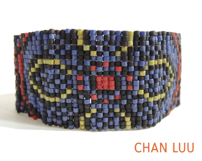 チャンルー ブレスレット メンズ チャンルー CHAN LUU カフブレスレット ミックスビーズ BSM1387 アクセサリー バングル メンズ ファッション かっこいい カジュアル おしゃれ お洒落 プレゼント ギフト