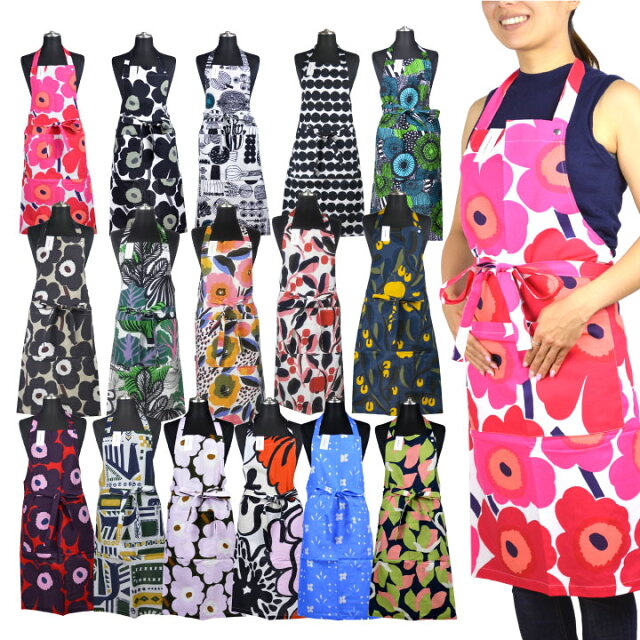 マリメッコ エプロン ウニッコ marimekko apron