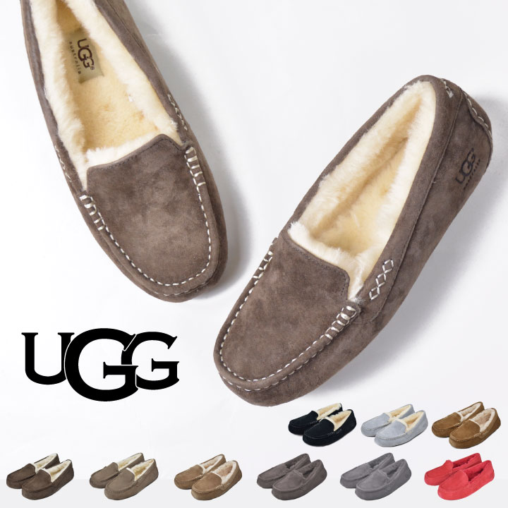 【300円OFFクーポン!＋5%還元!】UGG モカシン アグ Ansley アンスレー レディース ファー シューズ ローファー ムートン スリッポン 靴 STYLE# 3312 1106878