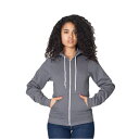 American Apparel アメリカン アパレル Unisex Flex Fleece Zip Hoodie ユニセックスフレックスフリースジップフッディ レディーズ メンズ　対応 無地 ジップパーカー　アメアパ 　STYLE: F497