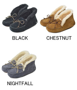 【300円OFFクーポン!+5%還元!】UGG アンクルブーツ アグ ALENA アレーナ ムートンブーツ スリッポン レディース ファー シューズ 靴 1004806