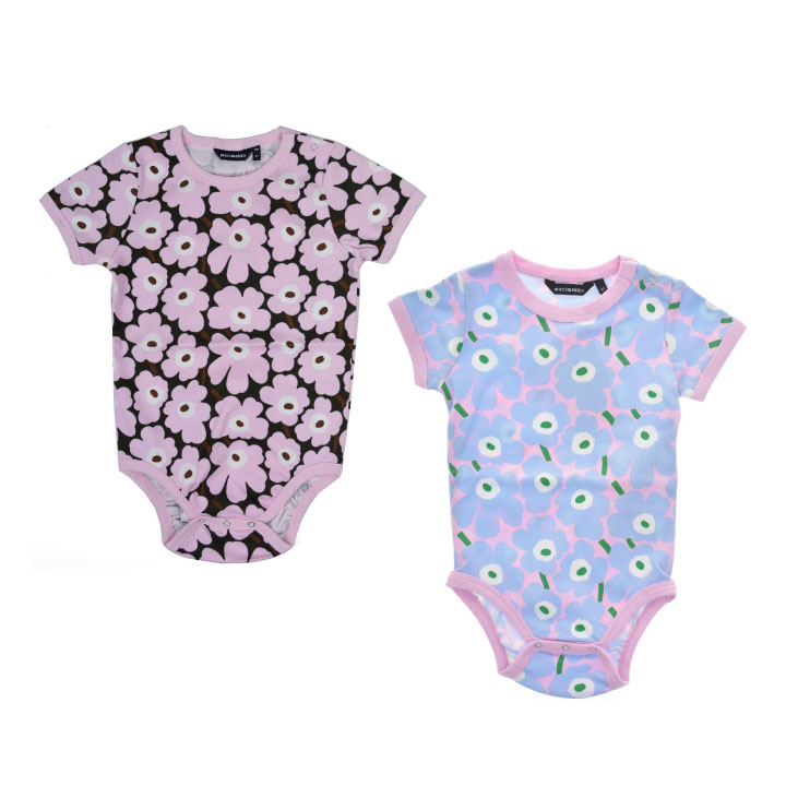 【★250円OFFクーポン!＋5%還元!★】marimekko マリメッコ VAUDE UNIKKO BODYSUIT 046870 ロンパース ウニッコ柄 ギフト 出産祝い