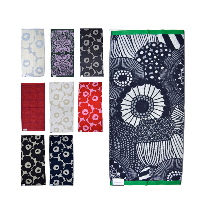 マリメッコ タオル 【10日限定！ポイント最大5倍！】marimekko マリメッコ BATH TOWEL バスタオル 70×150cm 070102 070099 バスタオル タオル 女性 お洒落 おしゃれ コットン 北欧雑貨 プレゼント ギフト 贈り物