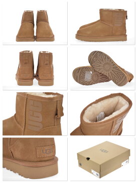 【5%還元!】アグ UGG ムートンブーツ クラシック ミニ レディース ラバー ロゴ CLASSIC MINI RUBBER LOGO 1108231 ウィメンズ